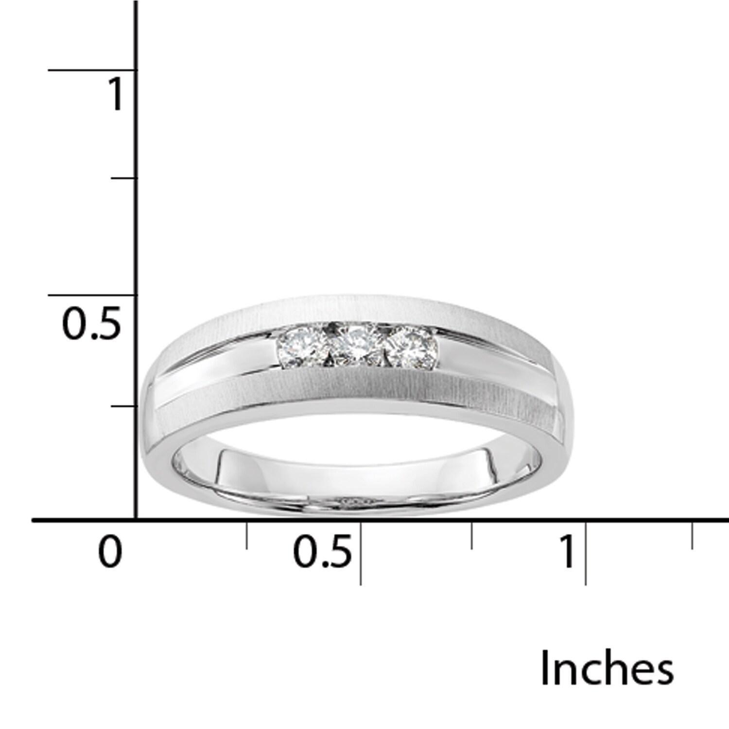 Overnight 10K White Gold Engagement Ring 50843-E-1-10KW, Vandenbergs Fine  Jewellery